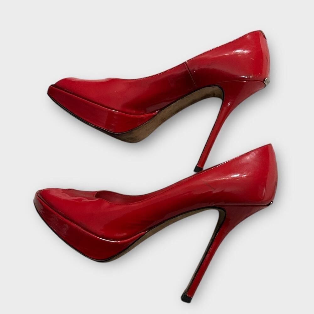 Christian Dior High Stiletto Heels Women's 37 Red Patent Leather Pumps Miss Dior - Picture 12 of 16